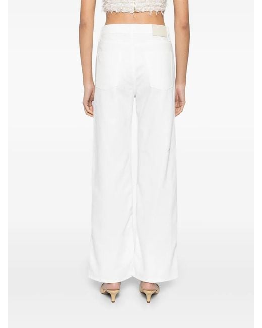 Citizens of Humanity White Annina Straight-Leg Jeans