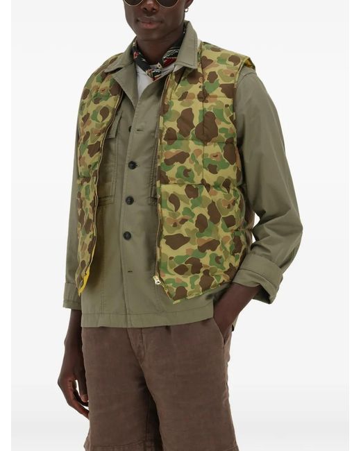 Fortela Green Gilet À Design Matelassé for men