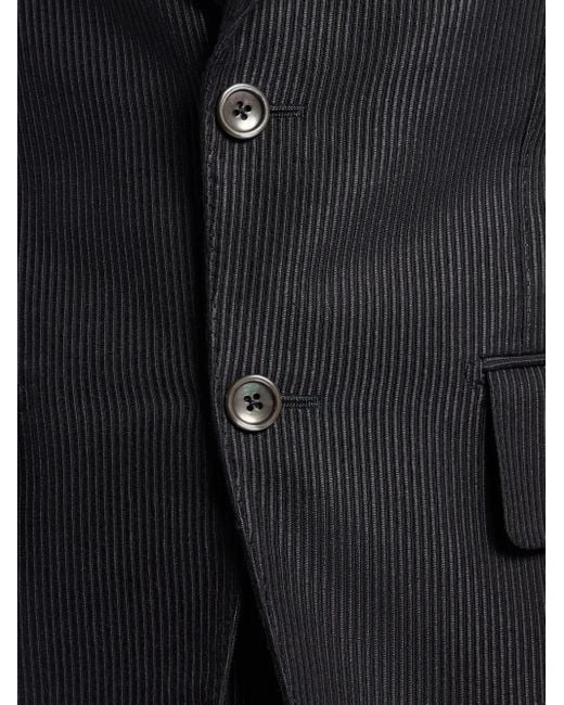 メンズ Tom Ford コーデュロイ シングルジャケット Black