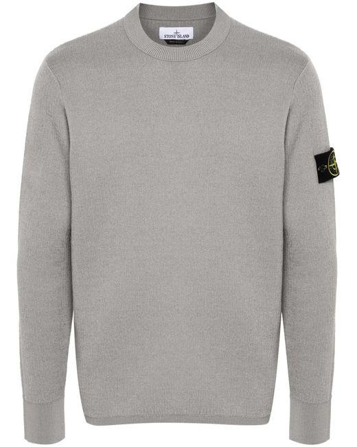 Stone Island Pullover Mit Kompass-Patch in Gray für Herren