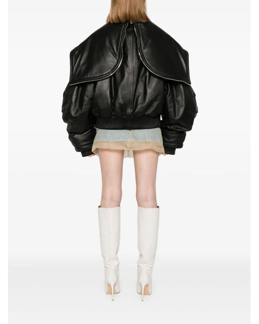 The Attico Black Coats & Jackets
