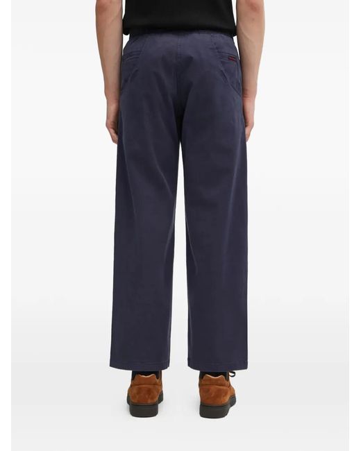 Gramicci Blue Belt Straight Trousers for men