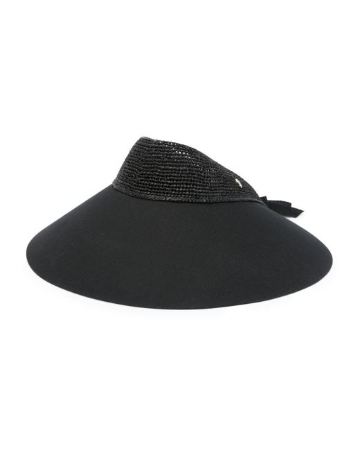Sombrero Rosalie de rafia Helen Kaminski de color Black