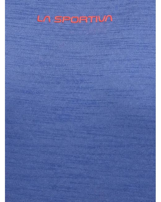 La Sportiva Blue Logo-Detail Short-Sleeve T-Shirt