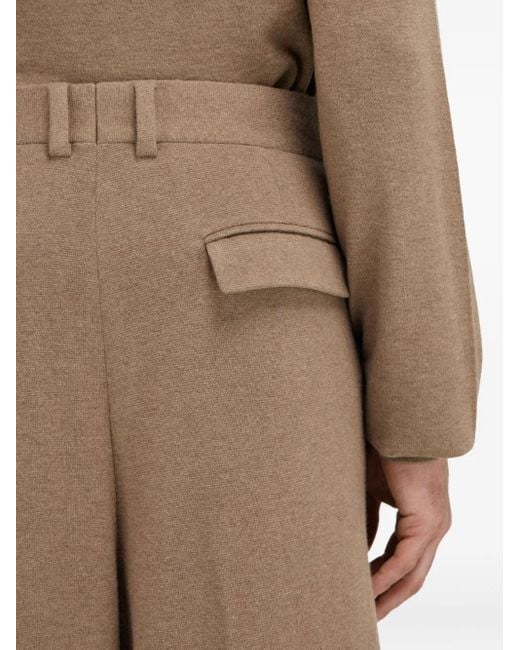 Ferragamo Natural Jersey Interlock Tailored Trousers for men