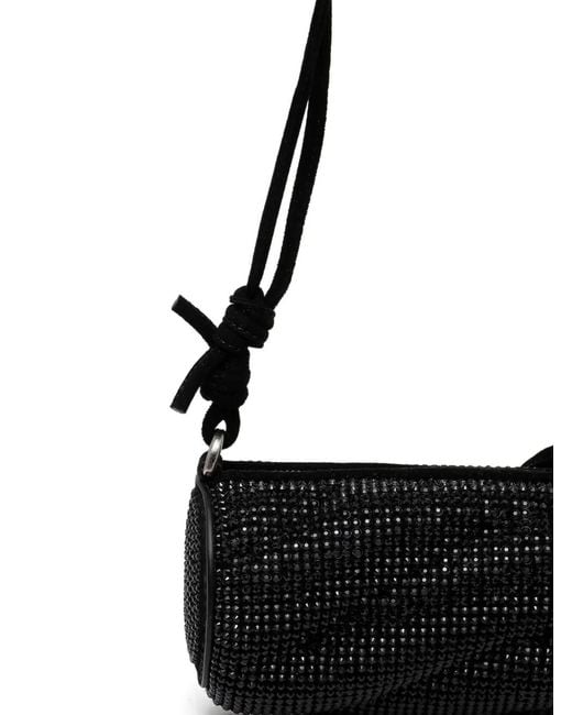 Borsa Mella Mini Con Strass di Fiorucci in Black