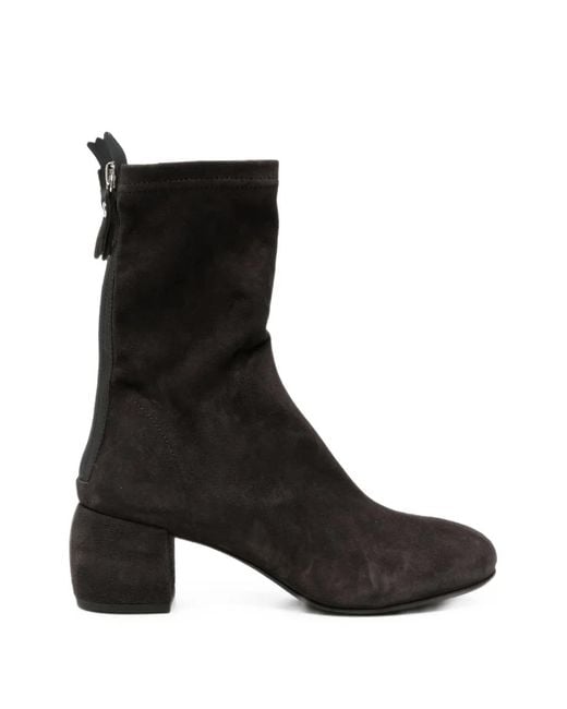 Agl Attilio Giusti Leombruni Black Tina Stretch Ankle Boots