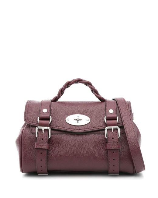 Mulberry Purple Mini Alexa Satchel-Tasche