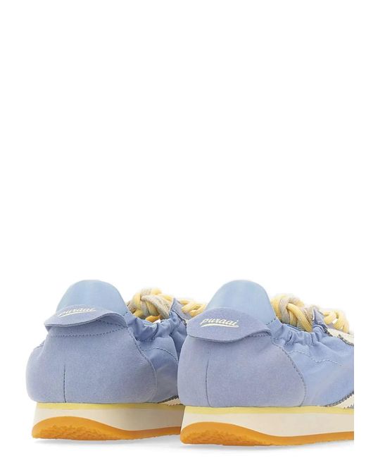 PURAAI Blue Panther Lace-Up Sneakers