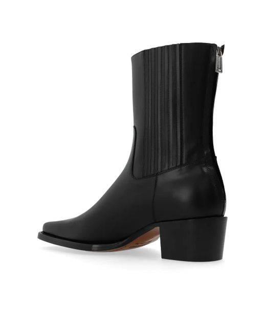 DSquared² Black 55Mm Chelsea Boots for men