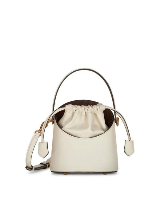 Etro White Saturno Leather Mini Bag