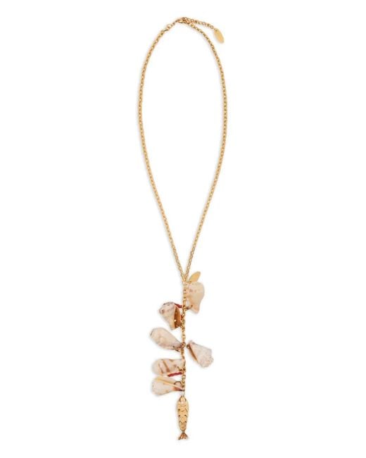 DSquared² Metallic D2 Charm Necklace