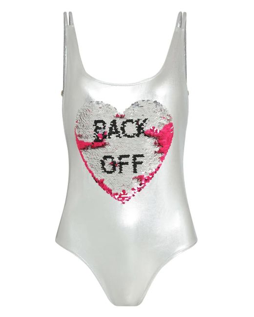 Brigitte Bardot Back Off Carnaval ボディスーツ White