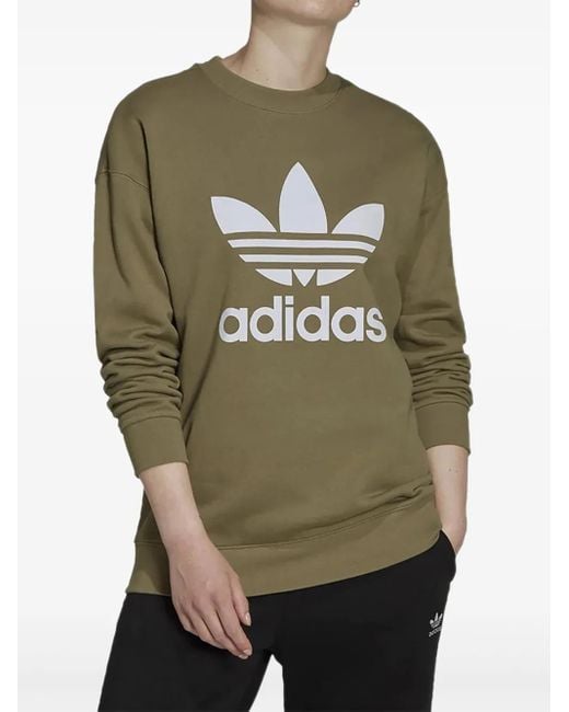 Felpa Girocollo di Adidas in Green
