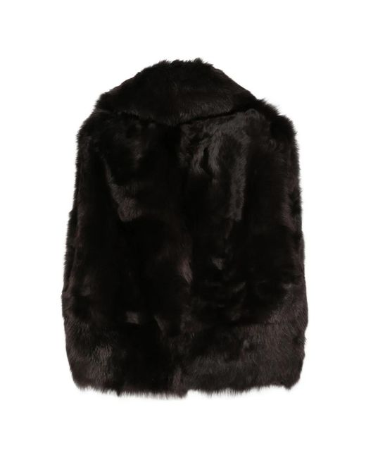 Blancha Black Sleeveless Jacket