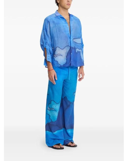 Donde Esteban Blue Es Vedra Trousers
