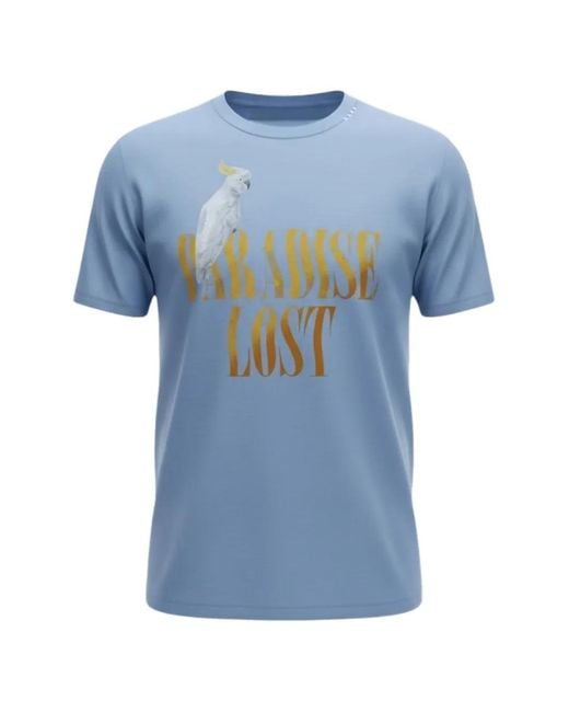 Alchemist Blue Graphic-Print T-Shirt for men