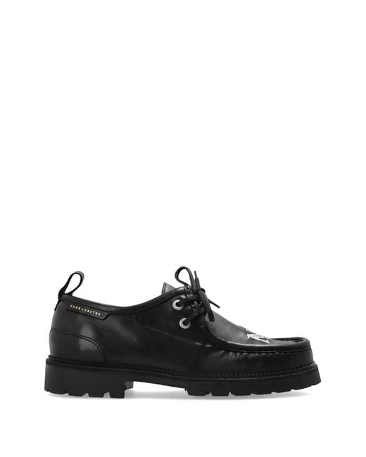 Duke & Dexter Black Bottines Moby Ny À Broderies for men
