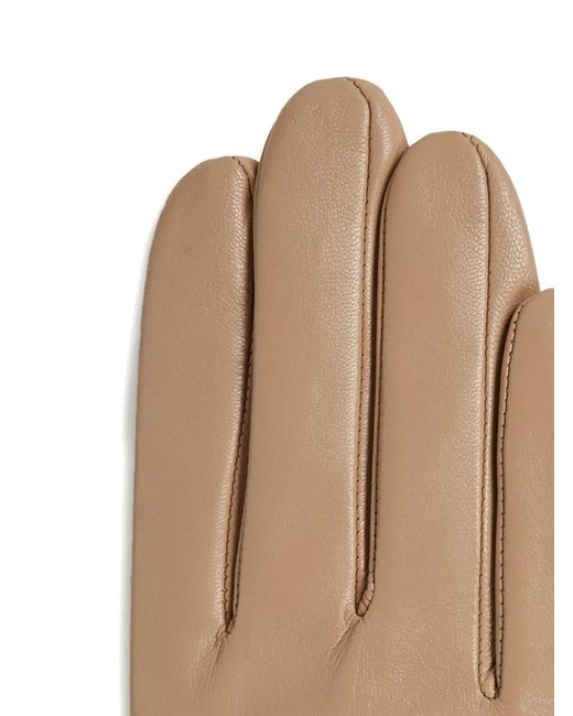 Karl Lagerfeld White K/Autograph Belt Gloves