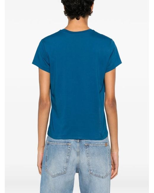 Polo Ralph Lauren Blue Logo-Embroidered T-Shirt