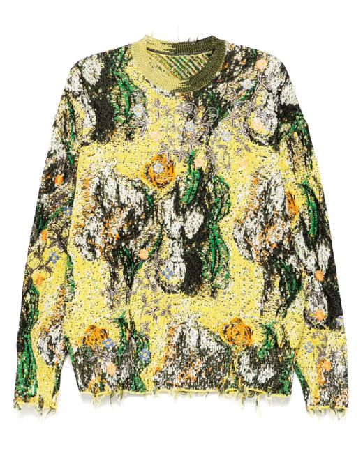 JNBY Yellow Raw-Cut Jumper