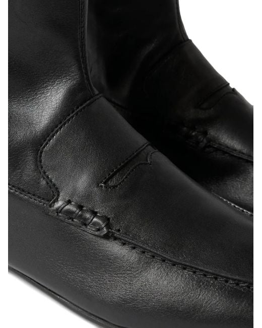 Claudie Pierlot Black Knöchelhohe Lederstiefel
