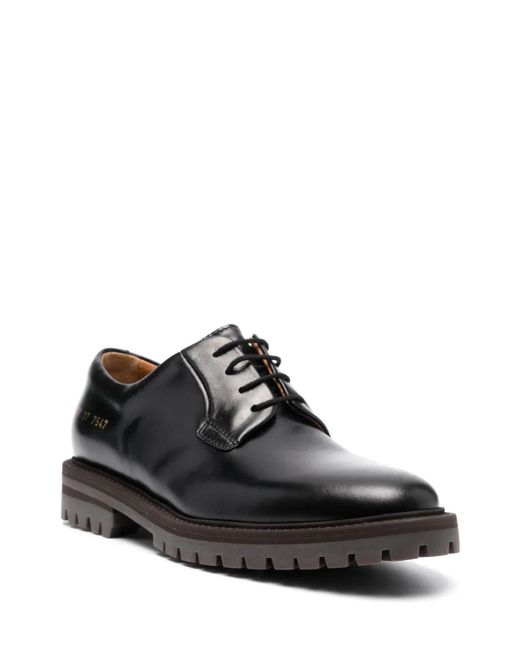 Common Projects Black Lace-up Derby Shoes