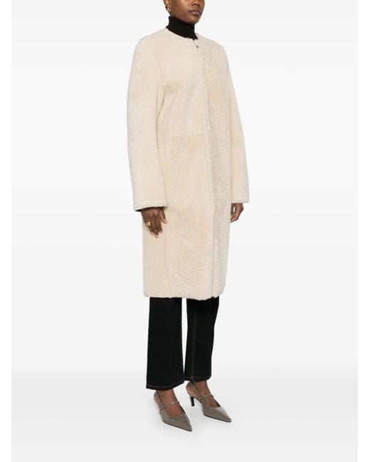 Totême Natural Shearling Coat