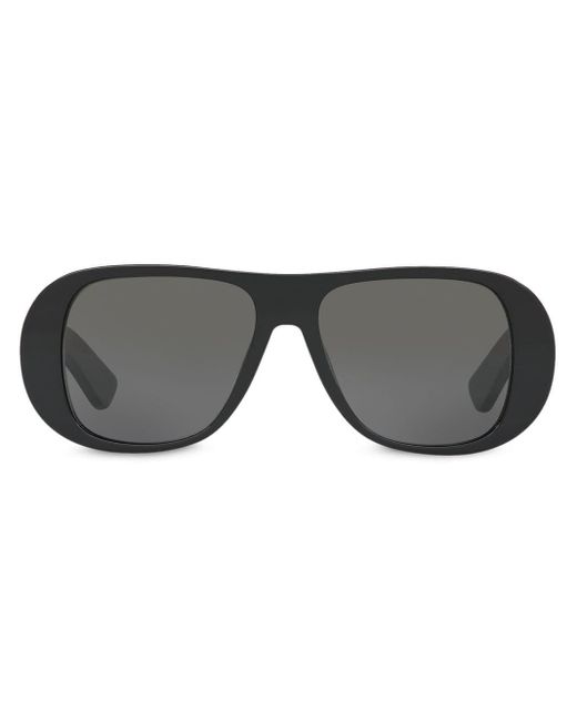 AlexaChung Gray X Sunglass Hut Curved Frames Sunglasses