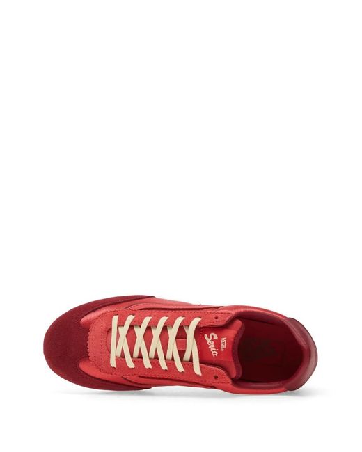 Baskets Basses Super Lowpro Vans en coloris Red