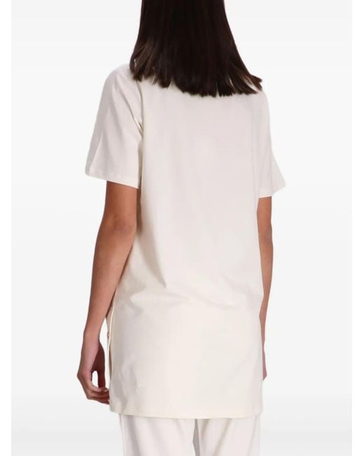 Liu Jo Natural Button-Up T-Shirt
