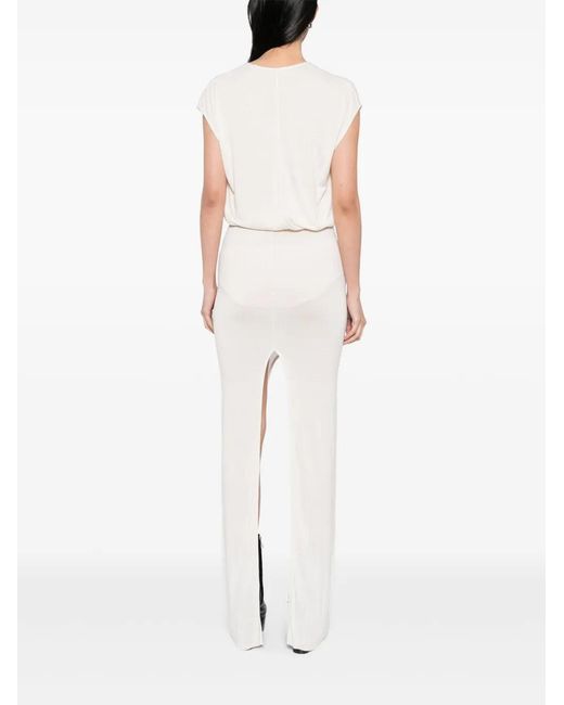 Rick Owens White Dylan Gown