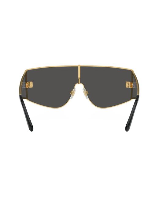 Dolce & Gabbana Gray Dna Mask-Frame Sunglasses for men