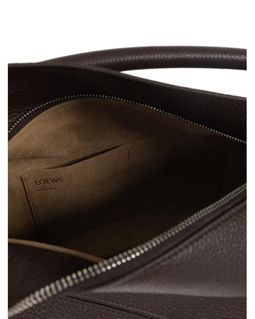 Loewe Brown Large Puzzle Shoulder Bag for men