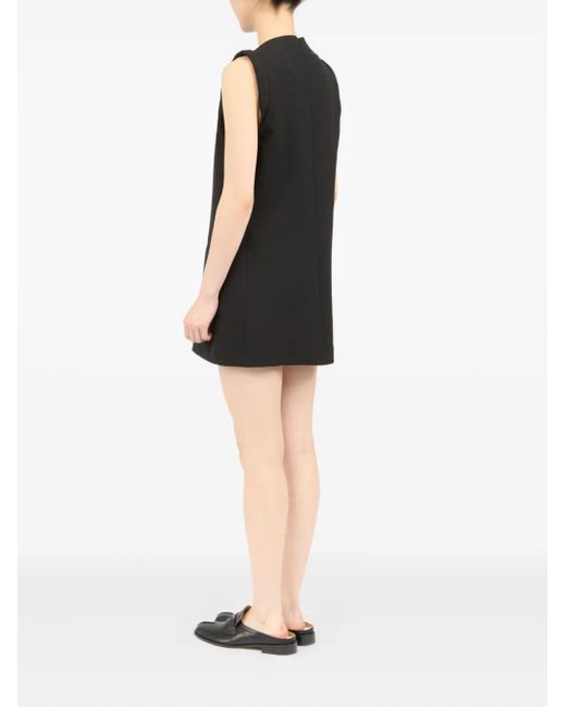 MM6 by Maison Margiela Black Sleeveless Mini Dress