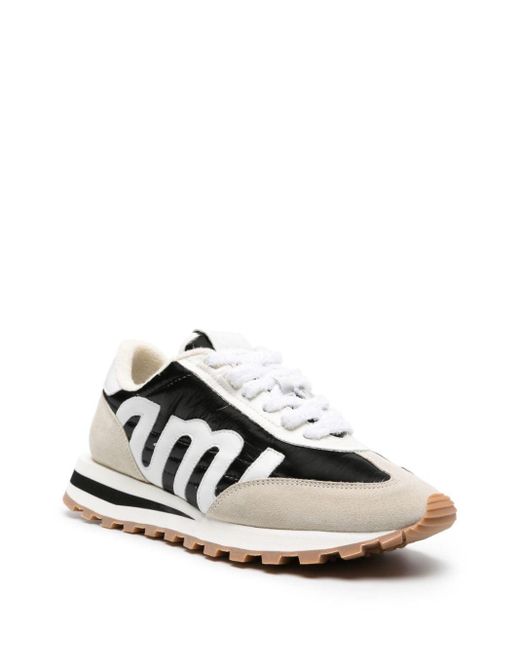 AMI White Rush Panelled Sneakers