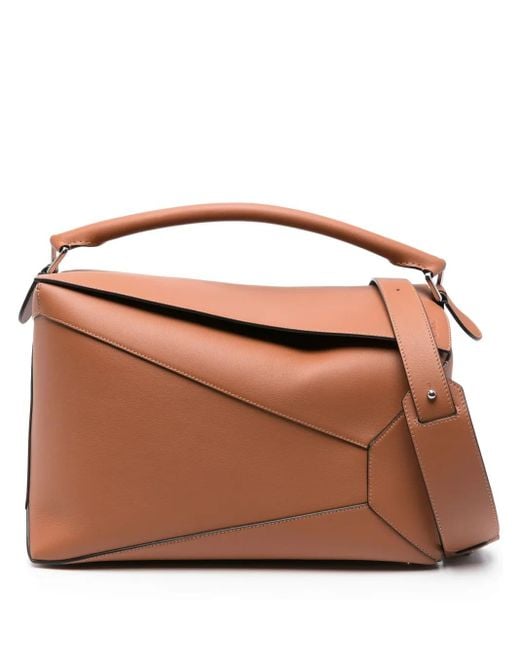 Grand Sac Porté Épaule Puzzle Loewe pour homme en coloris Brown