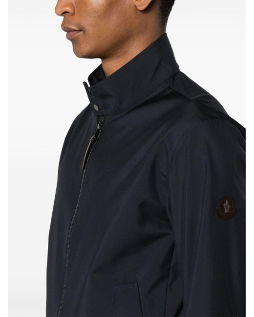 Moncler Chaberton Jacke mit Logo-Patch in Black für Herren