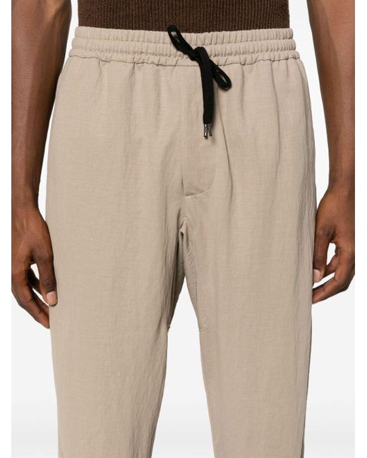 Harris Wharf London Natural Comfort Tapered Trousers for men