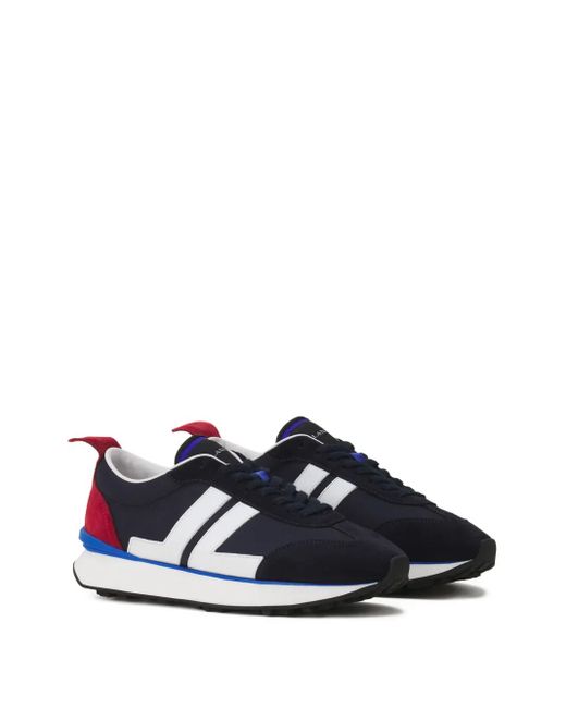 Lanvin Blue Bumpr Mesh Sneakers
