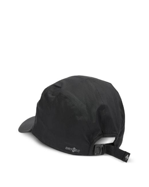 Montbell Black Logo-Print Panelled Cap for men