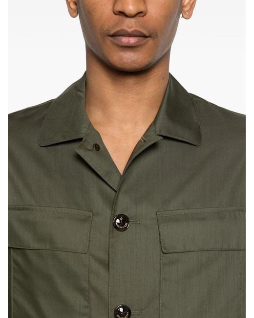 Montecore Green Buttoned Pocket Jacket for men