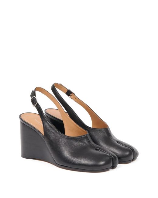 Maison Margiela Black Leather Pumps