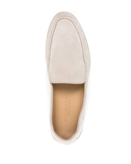 Scarosso Natural Ludovica Suede Loafers