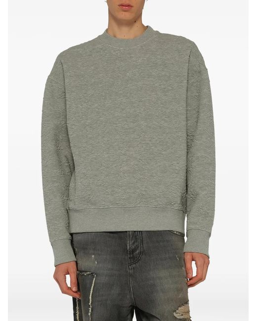Amiri Gray Ma Quad Oversized Sweater for men