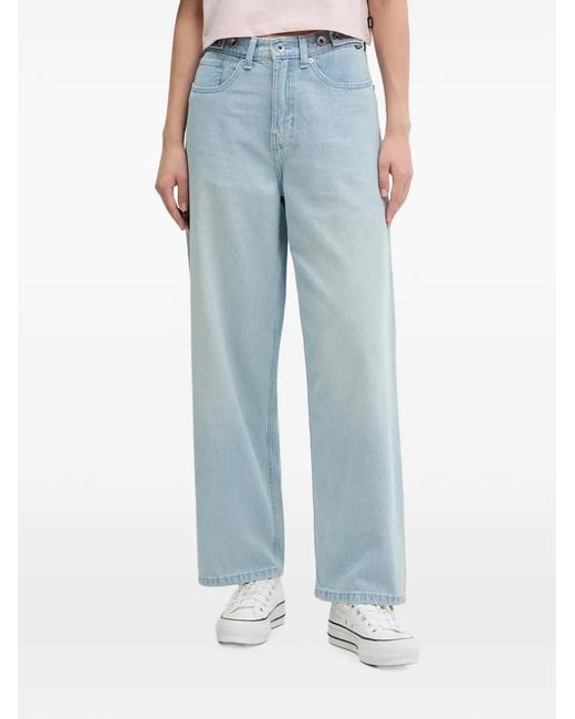 Vans Blue Baggy Jeans Check-5