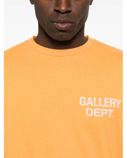 GALLERY DEPT. Yellow T-Shirt À Logo Imprimé
