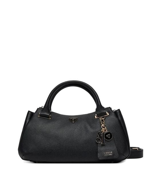Guess Black Evie Charm Tote Bag