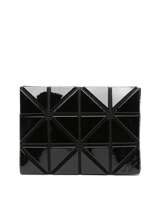Bao Bao Issey Miyake Black Geometric-panelled Cardholder