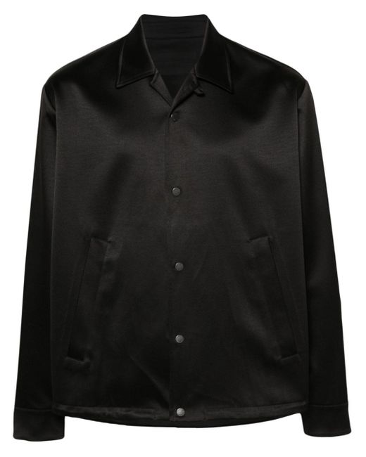 Neil Barrett Black Long-sleeve Shirt Jacket for men